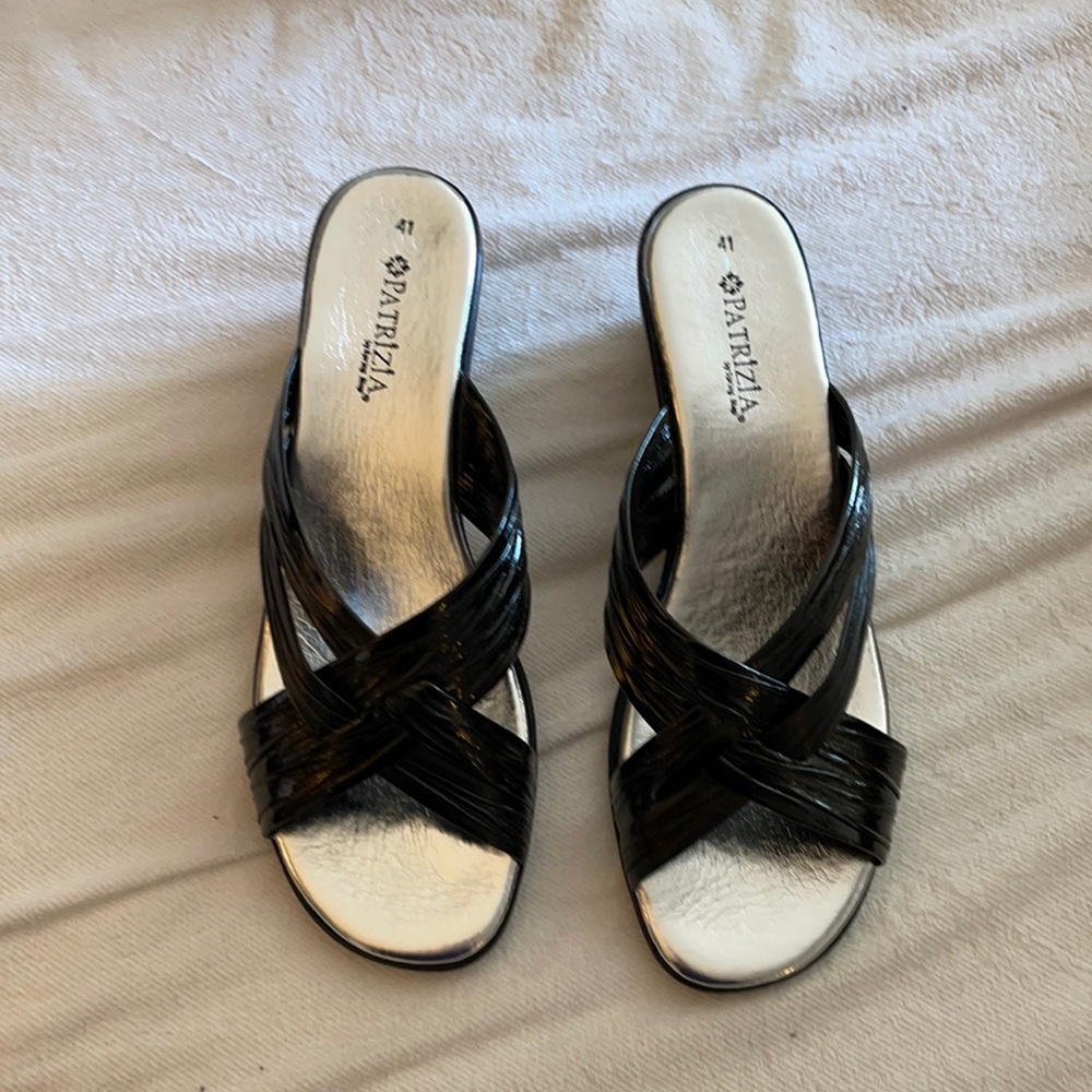 Black Patrizia fashion heeled sandals